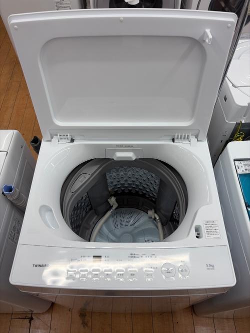 TWINBIRD (ツインバード) 全自動洗濯機 WM-ED55 2025年製　5.5kg