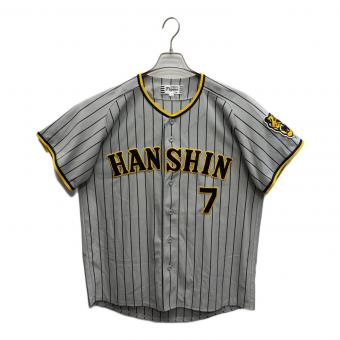 阪神タイガース (ハンシンタイガース) 野球ユニフォーム MIZUNO製 #7 糸井嘉男 レプリカビジターユニフォーム メンズ SIZE L グレー