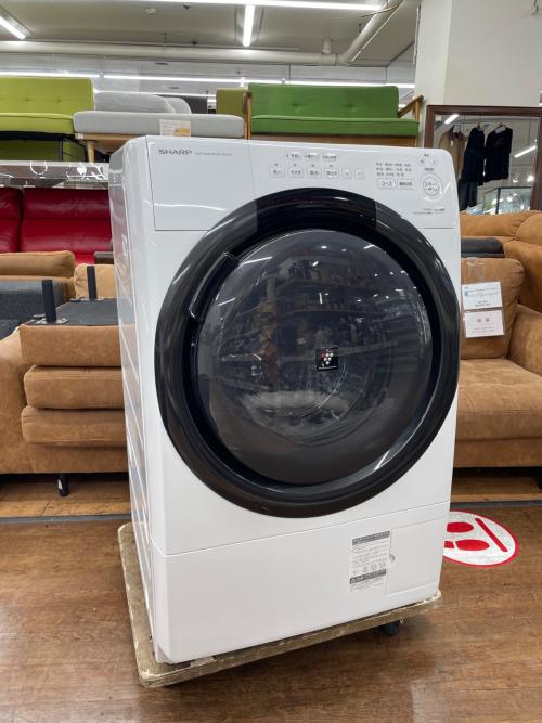 SHARP (シャープ) ドラム式洗濯乾燥機 ES-S7H-WR 2023年製 7.0kg/3.5kg