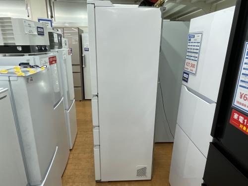SHARP (シャープ) 6ドア冷蔵庫 SJ-MF43K-W 2022年製 429L