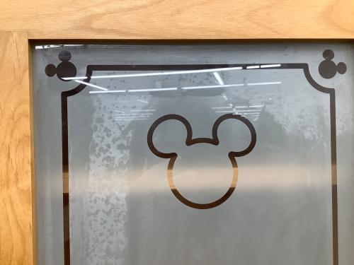 2枚扉食器棚 ミッキー 221 ナチュラル