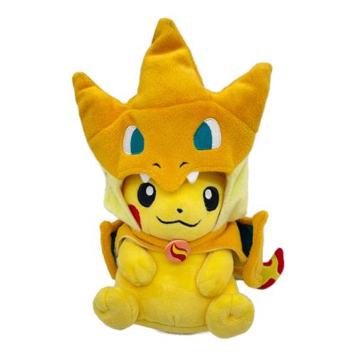 Pokemon Center (ポケモンセンター) ピカチュウ リザードンポンチョ ヌイグルミ メガトウキョーオープン記念品