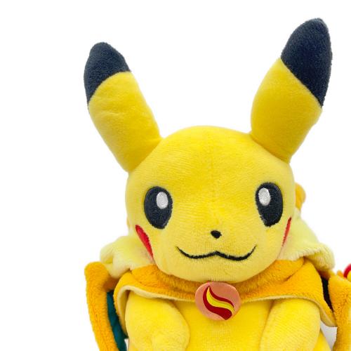 Pokemon Center (ポケモンセンター) ピカチュウ リザードンポンチョ ヌイグルミ メガトウキョーオープン記念品