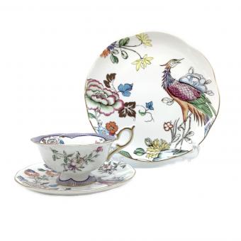 Wedgwood (ウェッジウッド) カップ＆ソーサー＆プレートセット WONDERLUST FORTUNE