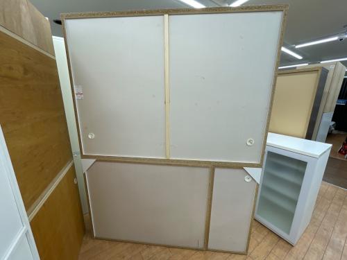 松田家具 (マツダカグ) 2枚扉レンジボード 287 横1670高さ2700 シルバー