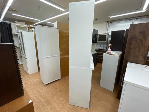 松田家具 (マツダカグ) 2枚扉レンジボード 287 横1670高さ2700 シルバー