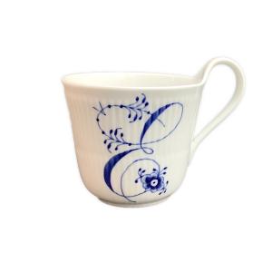 ROYAL COPENHAGEN (ロイヤル・コペンハーゲン) アルファベットマグカップ イニシャル ブルーフルーテッド・プレイン