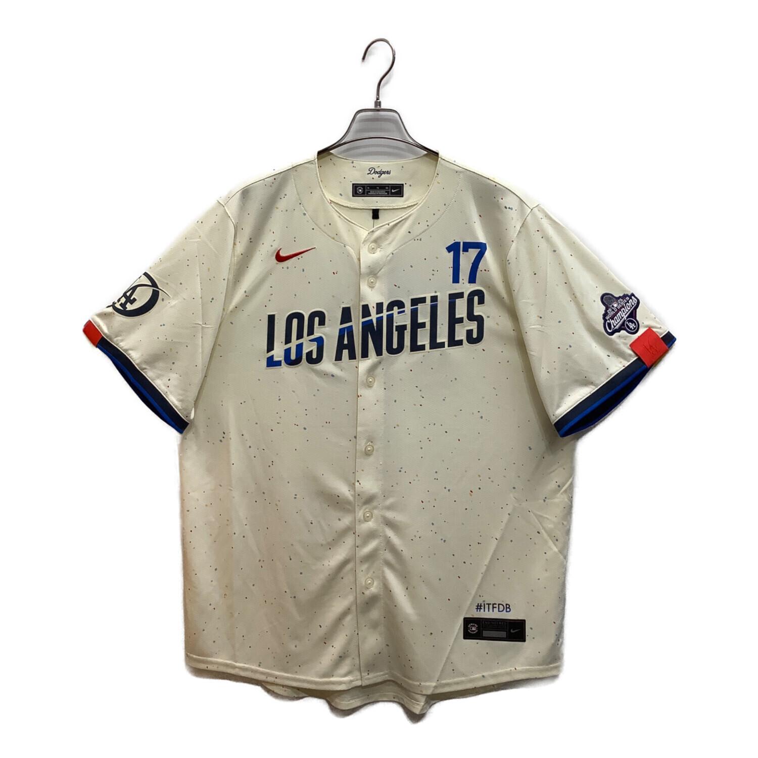 【値下げ！】Nikeドジャース ユニフォーム Lサイズ 背番号なし 公式 美品 NIKE ロサンゼルス・ドジャース 野球ユニフォーム LOS ANGELES DODGERS