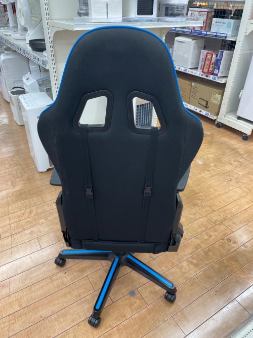 DX RACER (デラックス レーサー) ゲーミングチェア ブラック×ブルー