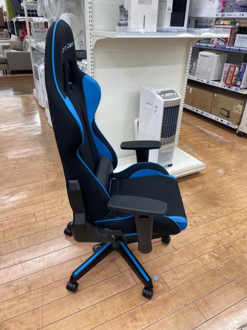 DX RACER (デラックス レーサー) ゲーミングチェア ブラック×ブルー