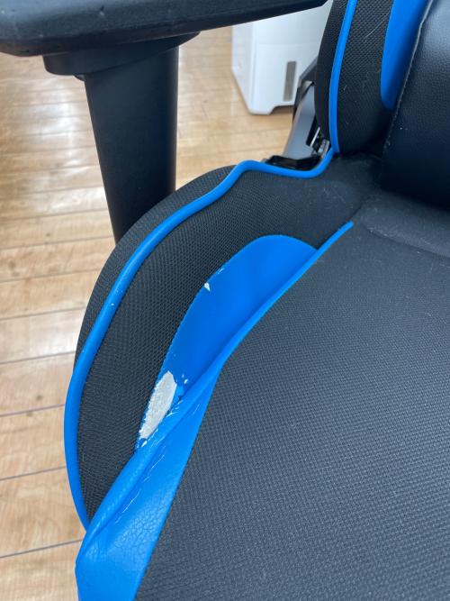 DX RACER (デラックス レーサー) ゲーミングチェア ブラック×ブルー