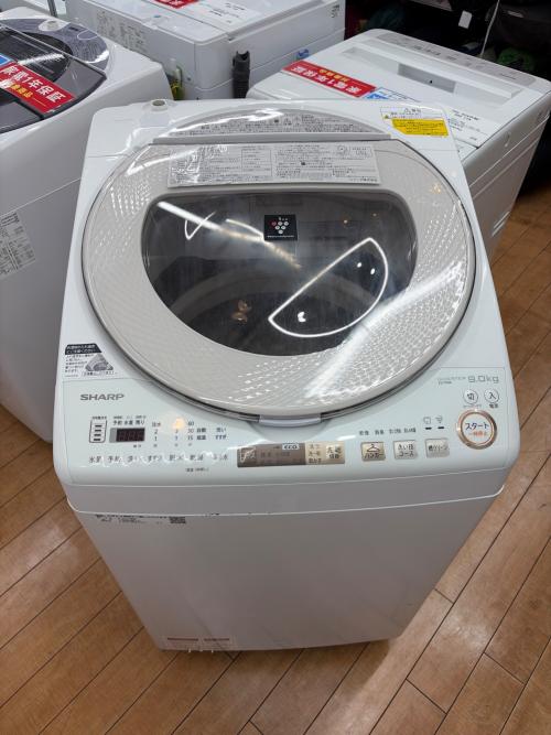 SHARP (シャープ) 縦型洗濯乾燥機 ES-TX9A-N 2018年製 9.0kg/4.5kg