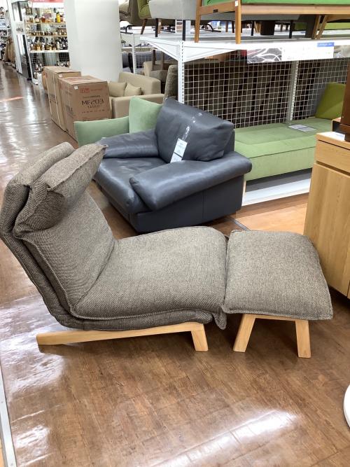 無印良品 (ムジルシリョウヒン) ハイバックリクライニングソファ 292 グレー