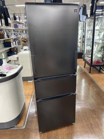 SHARP (シャープ) 3ドア冷蔵庫 SJ-PW37P-H 2025年製 374L