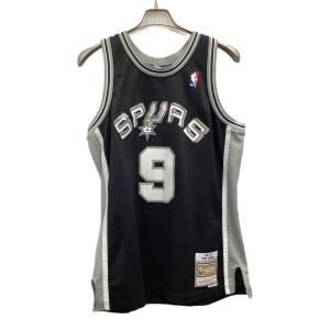 MITCHELL & NESS (ミッチェルアンドネス) バスケットボールユニフォーム SMJYLG19018-SAS TONY PARKER メンズ SIZE L ブラック