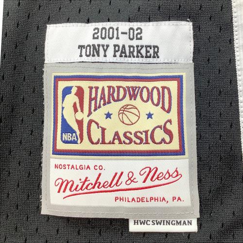 MITCHELL & NESS (ミッチェルアンドネス) バスケットボールユニフォーム SMJYLG19018-SAS TONY PARKER メンズ SIZE L ブラック