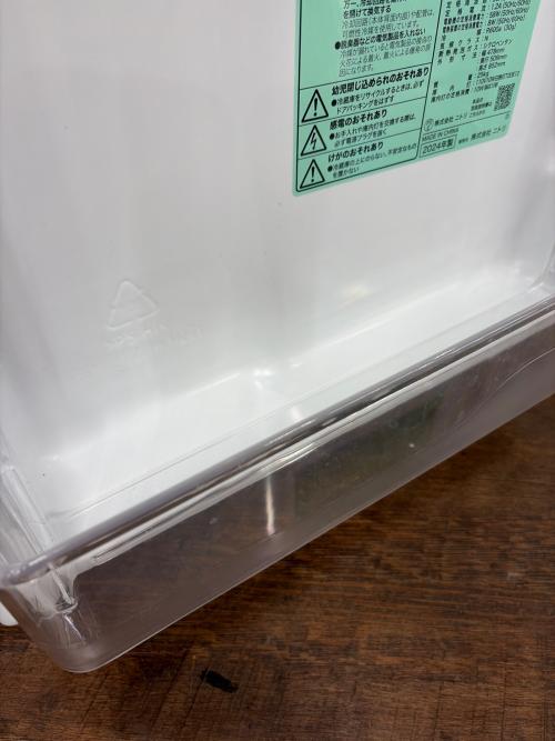 ニトリ 2ドア冷蔵庫 BR2C01 WH 2024年製 90L