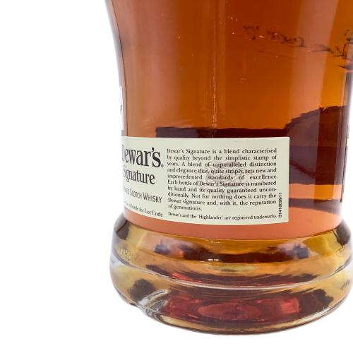デュワーズ シグネイチャー スコッチウィスキー 750ml