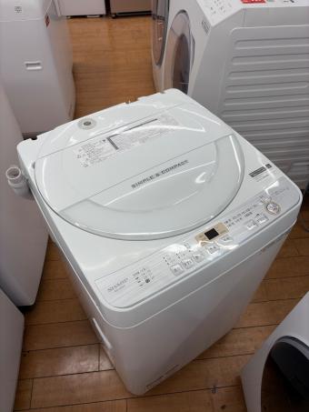 SHARP (シャープ) 全自動洗濯機 ES-GE6C-W 2019年製 6.0kg