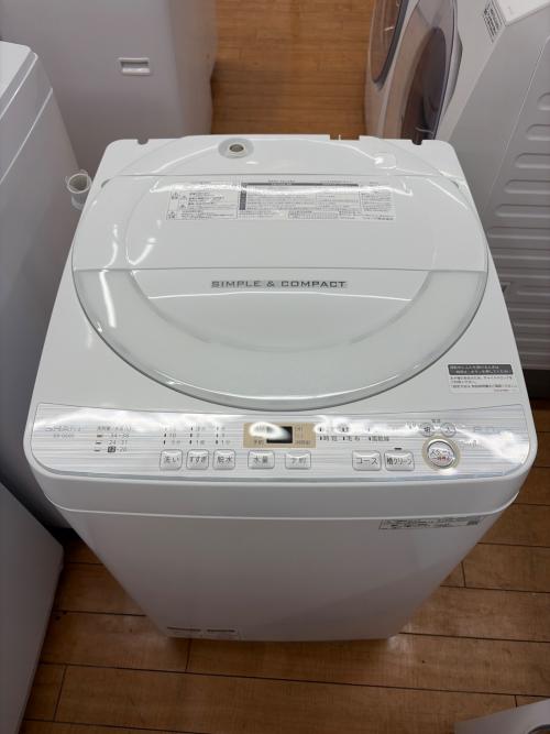 SHARP (シャープ) 全自動洗濯機 ES-GE6C-W 2019年製 6.0kg