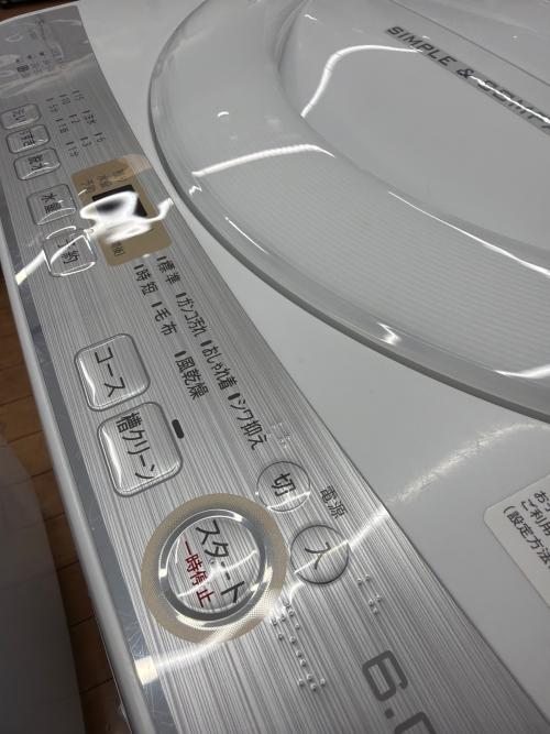 SHARP (シャープ) 全自動洗濯機 ES-GE6C-W 2019年製 6.0kg