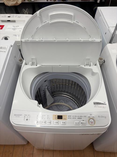 SHARP (シャープ) 全自動洗濯機 ES-GE6C-W 2019年製 6.0kg