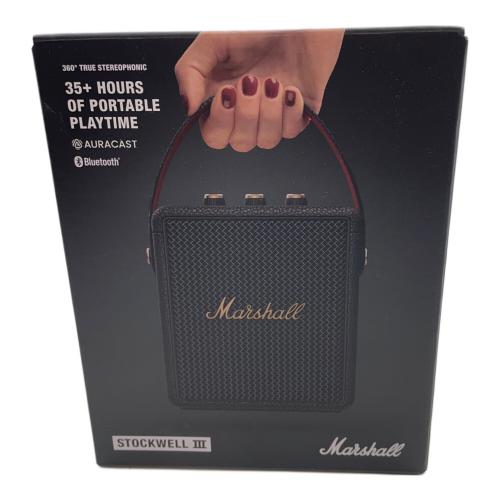 Marshall (マーシャル) ワイヤレススピーカー STOCKWELLⅢ