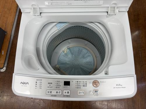 AQUA (アクア) 全自動洗濯機 AQW-S6M 2022年製 ヨゴレ有 6.0kg
