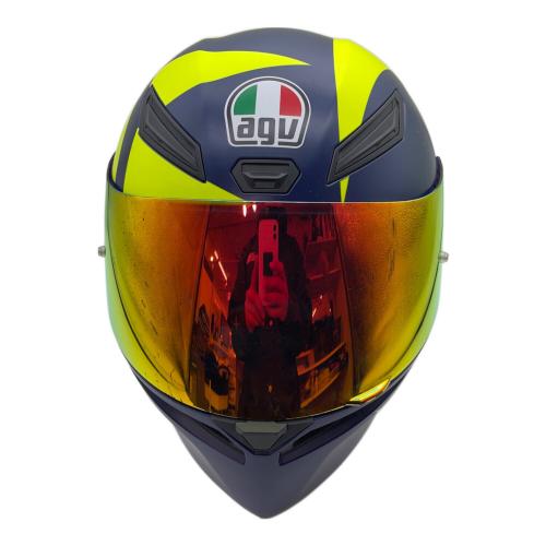 agv (エージーブイ) バイク用ヘルメット 2024年製 キズ有  VALENTINO ROSSI KS-1 PSCマーク(バイク用ヘルメット)有