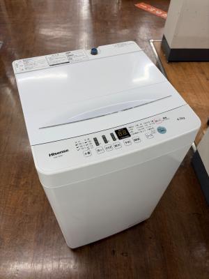 Hisense (ハイセンス) 全自動洗濯機 HW-T45D 2021年製 4.5kg