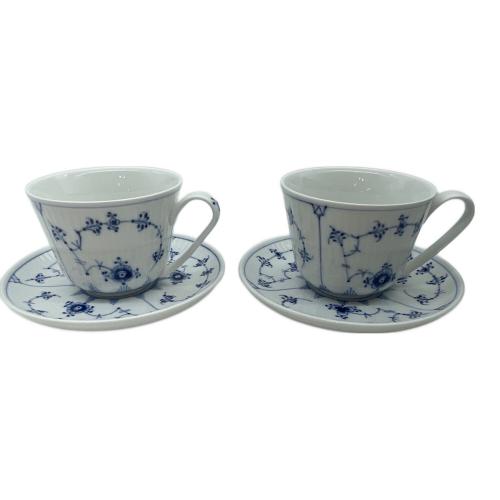 ROYAL COPENHAGEN (ロイヤル・コペンハーゲン) カップ&ソーサー ブルーフルーテッドプレイン