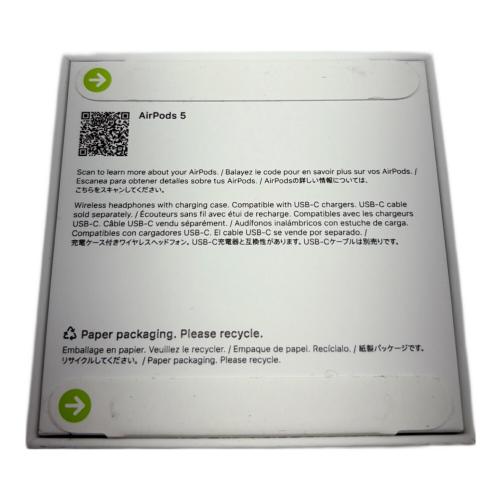 Apple (アップル) AirPods(第5世代) MKFW4J/A