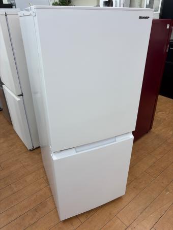 SHARP (シャープ) 2ドア冷蔵庫 SJ-D15K-W 2024年製 152L