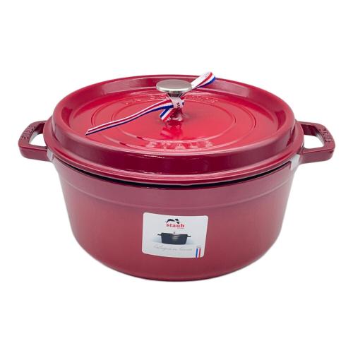 Staub (ストウブ) ココットラウンド 26cm　両手鍋