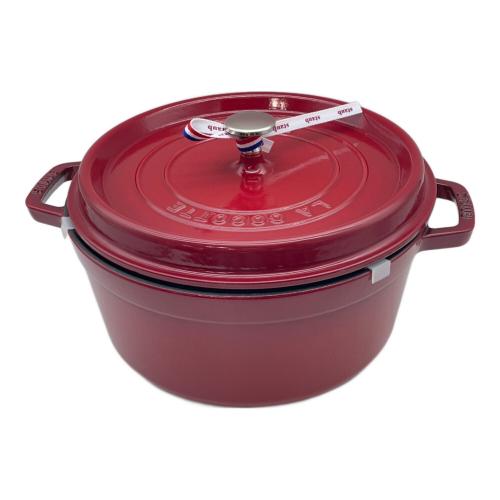 Staub (ストウブ) ココットラウンド 26cm　両手鍋
