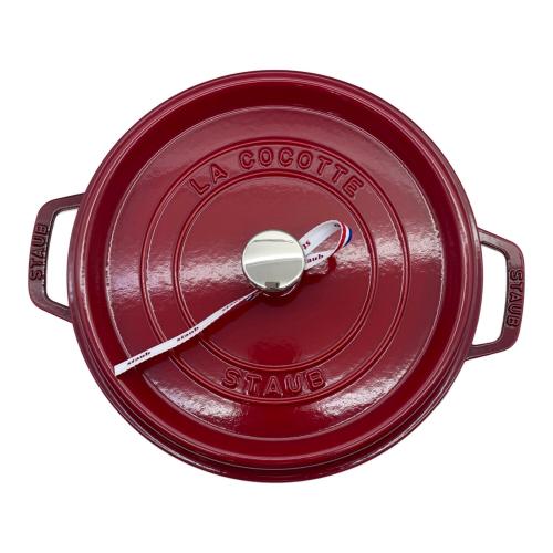 Staub (ストウブ) ココットラウンド 26cm　両手鍋