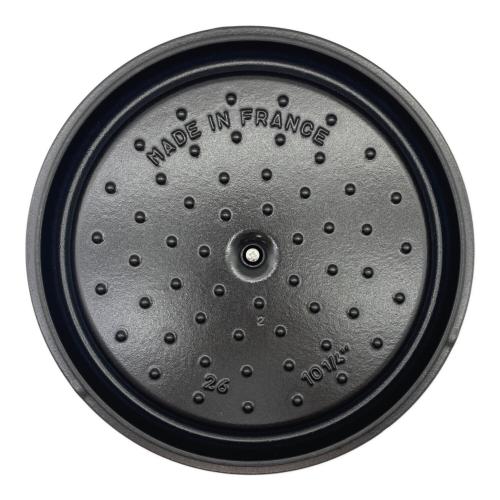 Staub (ストウブ) ココットラウンド 26cm　両手鍋