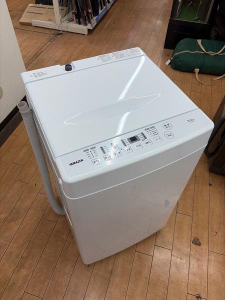YAMAZEN YWM-60(W) 全自動洗濯機 6kg 2024年製 YAMAZEN (ヤマゼン) 全自動洗濯機 YWM-60 2024年製 6.0kg｜トレファク