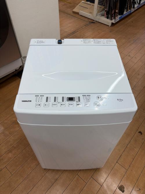 YAMAZEN (ヤマゼン) 全自動洗濯機 YWM-60 2024年製 6.0kg