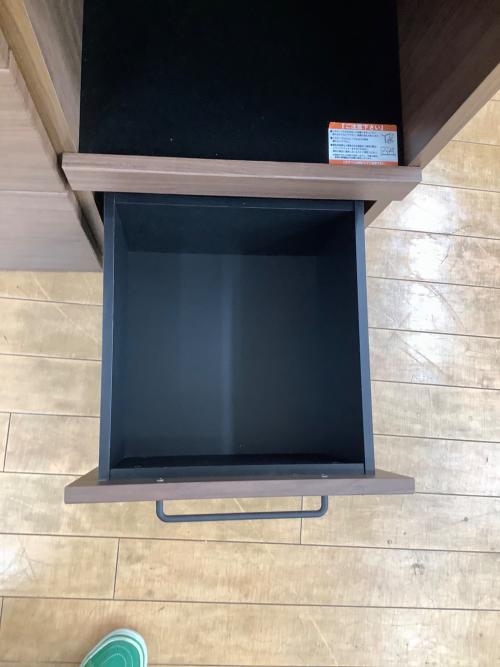 ニトリ マグネットボード付きキッチンボード 338 ブラウン×ブラック IM301 100OP