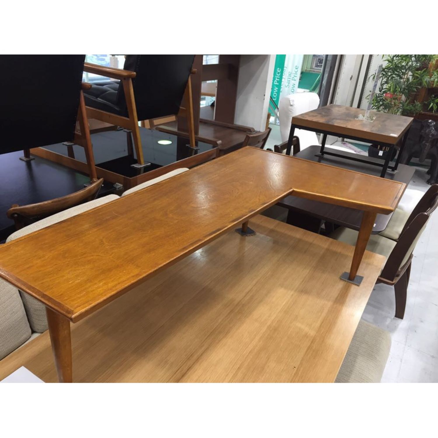 Pacific Furniture Service パシフィックファニチャーサービス デスク ブラウン コーナータイプ Rudder Tea Table トレファクonline