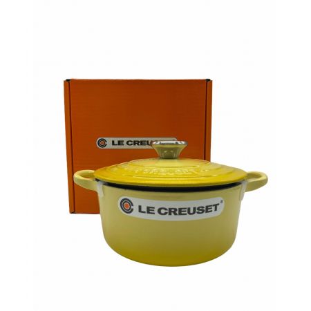 LE CREUSET (ルクルーゼ) 両手鍋 ソレイユ ココットロンド 18cm