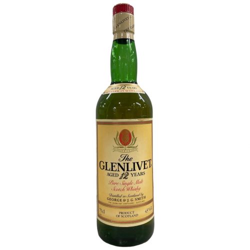 グレンリベット GLENLIVET スコッチ ピュアシングルモルト 750ml 12年