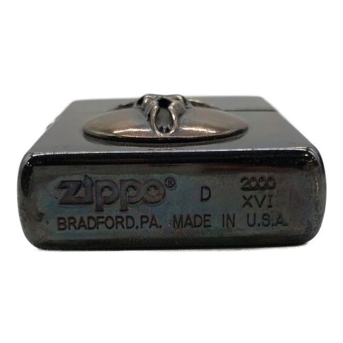 ZIPPO (ジッポ) ZIPPO Spiritual Art バッファロースカル 2000年製 フリント欠品