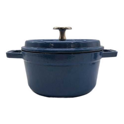 staub ストウブ 「 ピコ ココット ラウンド ルミナスブルー 16cm