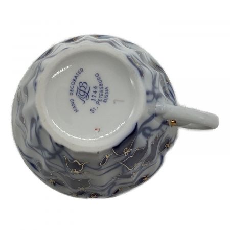 Lomonosov (ロモノーソフ) カップ&ソーサー 現 Imperial Porcelain ブルーベル