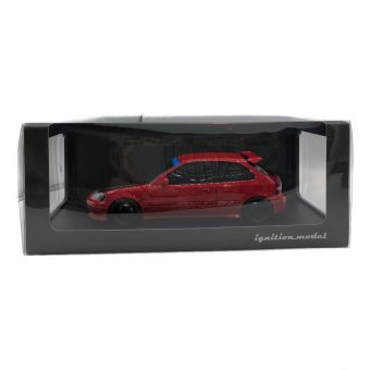 TK COMPANY (ティーケー カンパニー) ミニカー 1/18 レッド ホンダ シビック EK9 TYPE R IGNITION MODEL