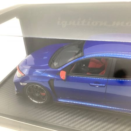 ignition model (イグニッションモデル) ミニカー 1/18 Honda CIVIC FK8 TYPE R(ブルー) [IG1450]