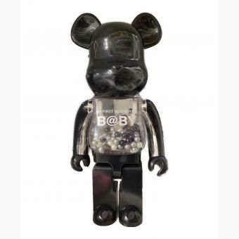 MEDICOM TOY フィギュア 千秋 350個限定 ブラック×シルバー @ BEAR BRICK 1000% MY FIRST BE@R BRICK ISETAN SHINJUKU INTERNATIONAL CREATOR 1周年記念