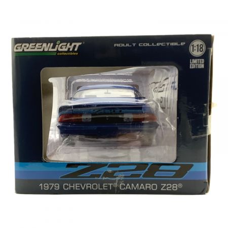 GREENLIGHT (グリーンライト) ダイキャストカー 1/18 ブルー 1979 CHEVROLET CAMARO Z28